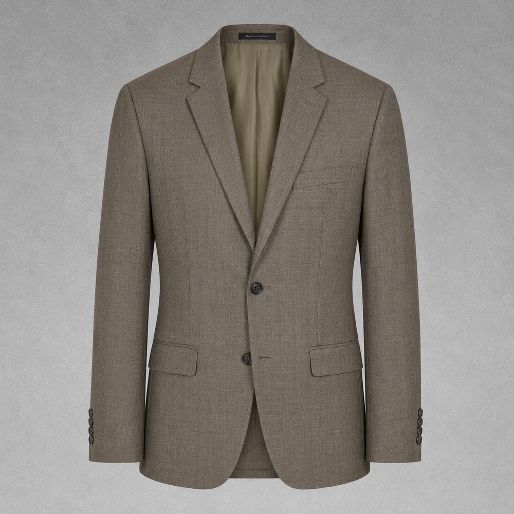 Lauren Ralph Lauren Olive Taupe Notch-Lapel Sport Coat